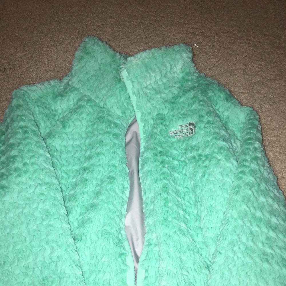 North face fuzzy jacket